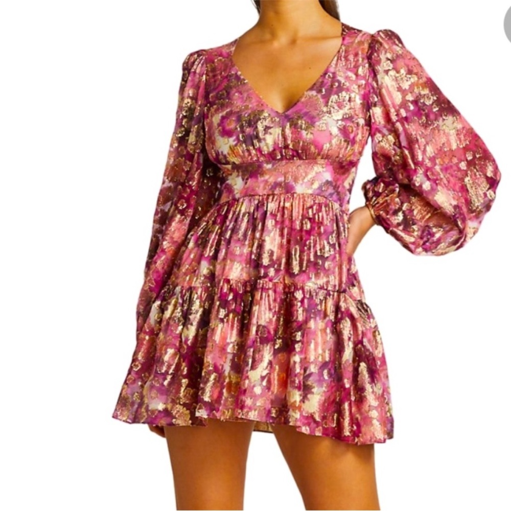 LOVESHACKFANCY Willis Dress In Pre Dawn Sky